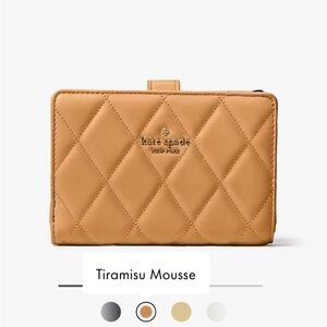 Kate Spade Carey Smooth Quilted Leather Wallet